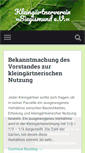 Mobile Screenshot of kgv-siegismund.de